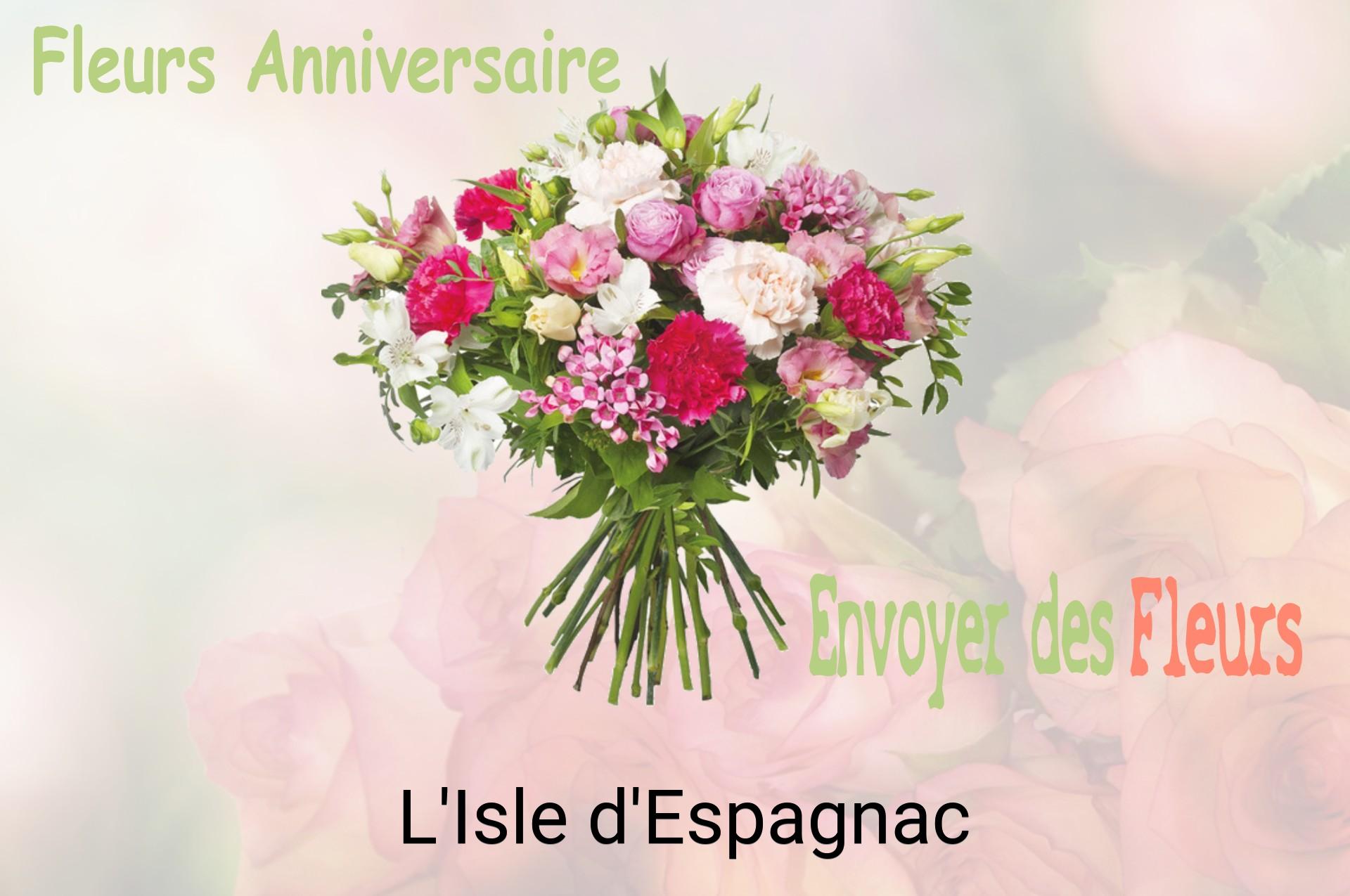 Bouquet de fleurs d’anniversaire livré à L'Isle-d'Espagnac