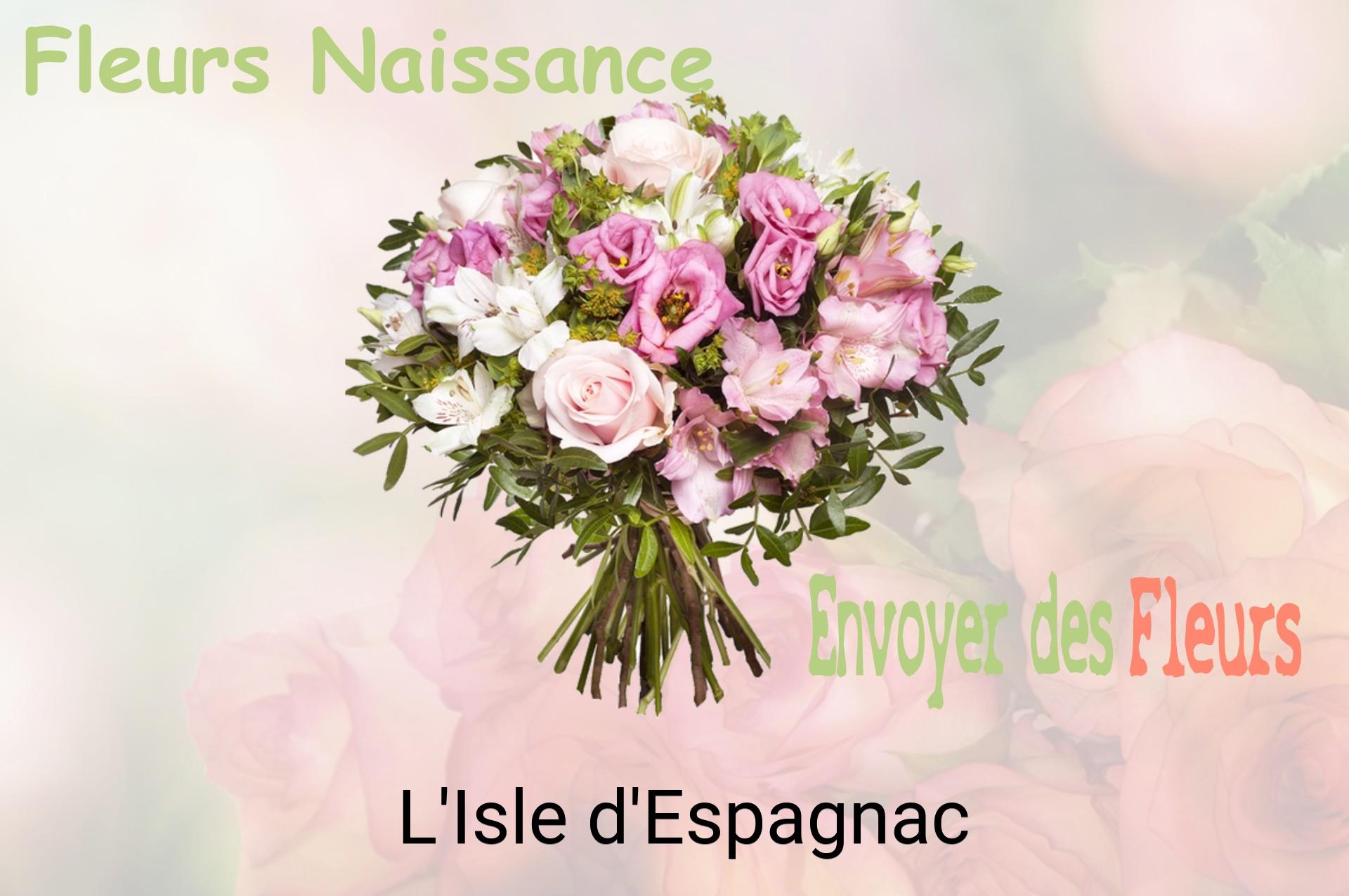 Bouquet de fleurs de naissance livré à L'Isle-d'Espagnac